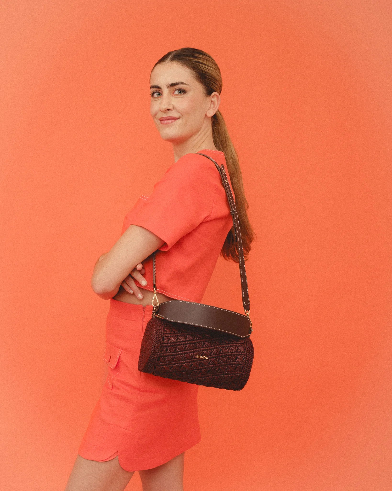 le bowling sac en raphia fait main à Madagascar